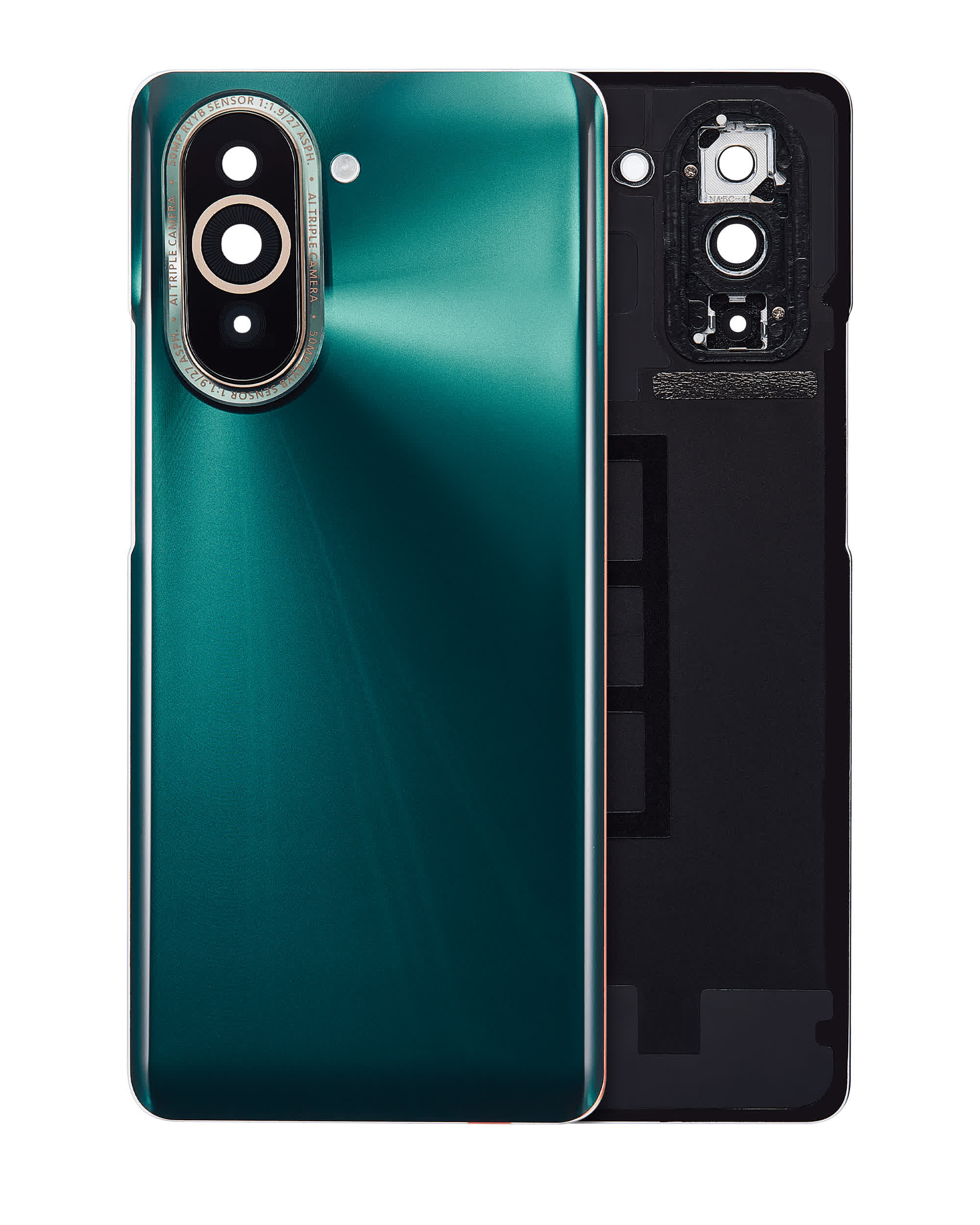 Rückdeckelglas mit Kameraglas für Huawei Nova 10 (Green (Grün))