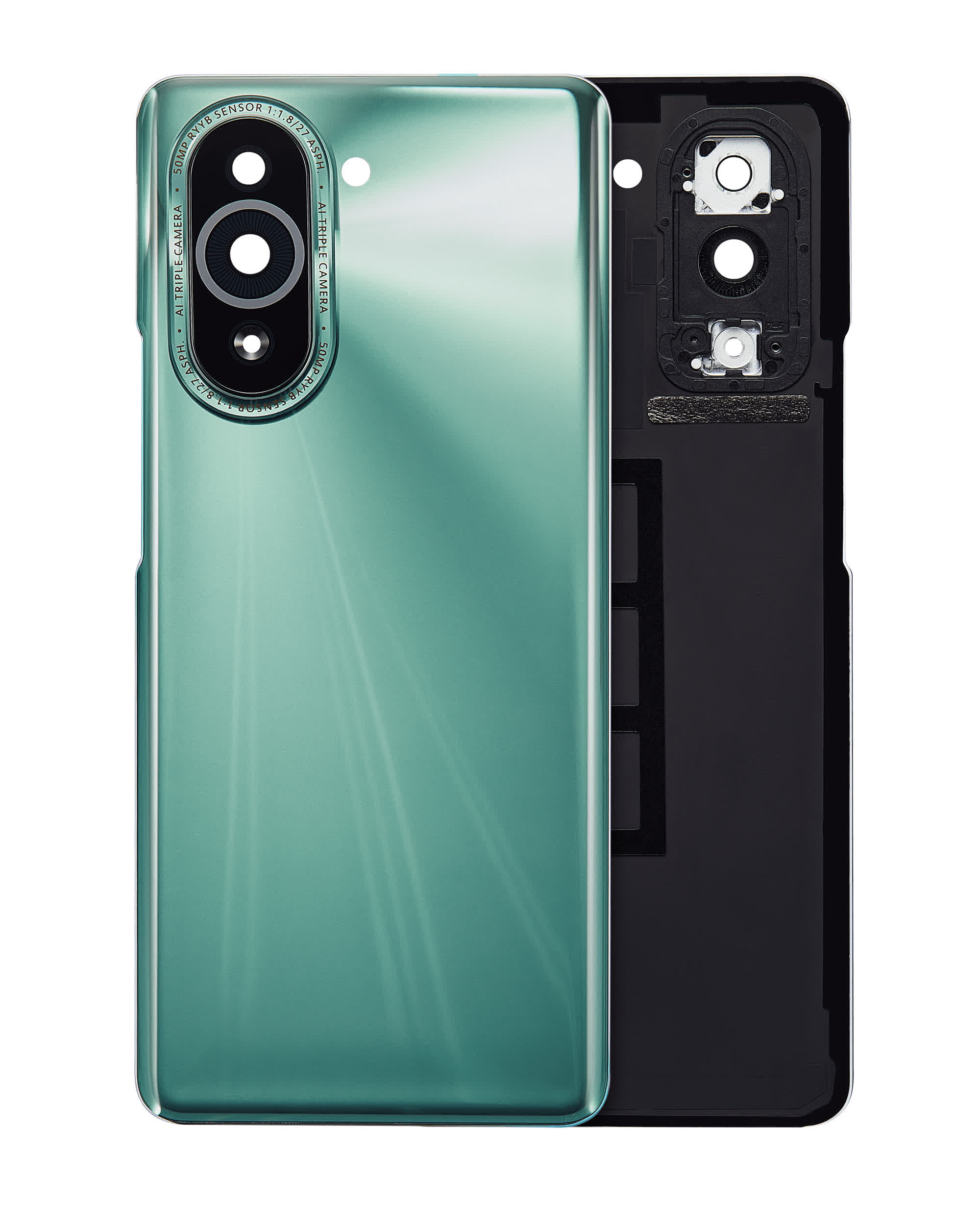 Rückdeckelglas mit Kameraglas für Huawei Nova 10 Pro (Green (Grün))