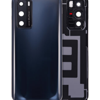 Rückdeckelglas mit Kameraglas für Huawei P40 (Black (Schwarz))