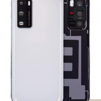 Rückdeckelglas mit Kameraglas für Huawei P40 (Ice White)