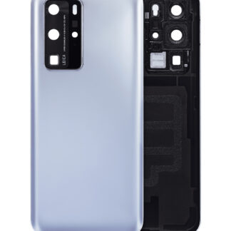 Rückdeckelglas mit Kameraglas für Huawei P40 Pro (Matte Silver)