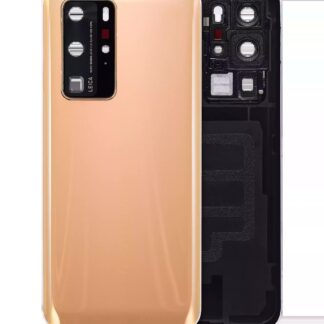 Rückdeckelglas mit Kameraglas für Huawei P40 Pro (Blush Gold)