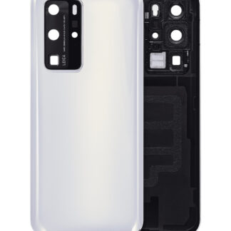 Rückdeckelglas mit Kameraglas für Huawei P40 Pro (Ice White)