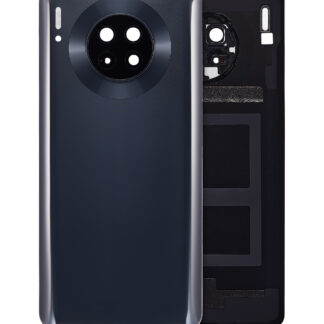 Rückdeckelglas mit Kameraglas für Huawei Mate 30 (Black (Schwarz))