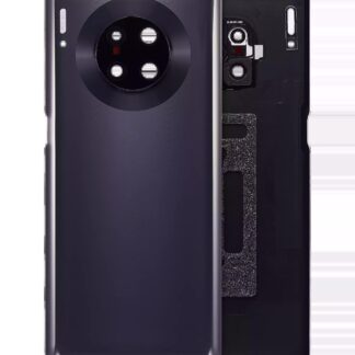 Rückdeckelglas mit Kameraglas für Huawei Mate 30 Pro (Black (Schwarz))