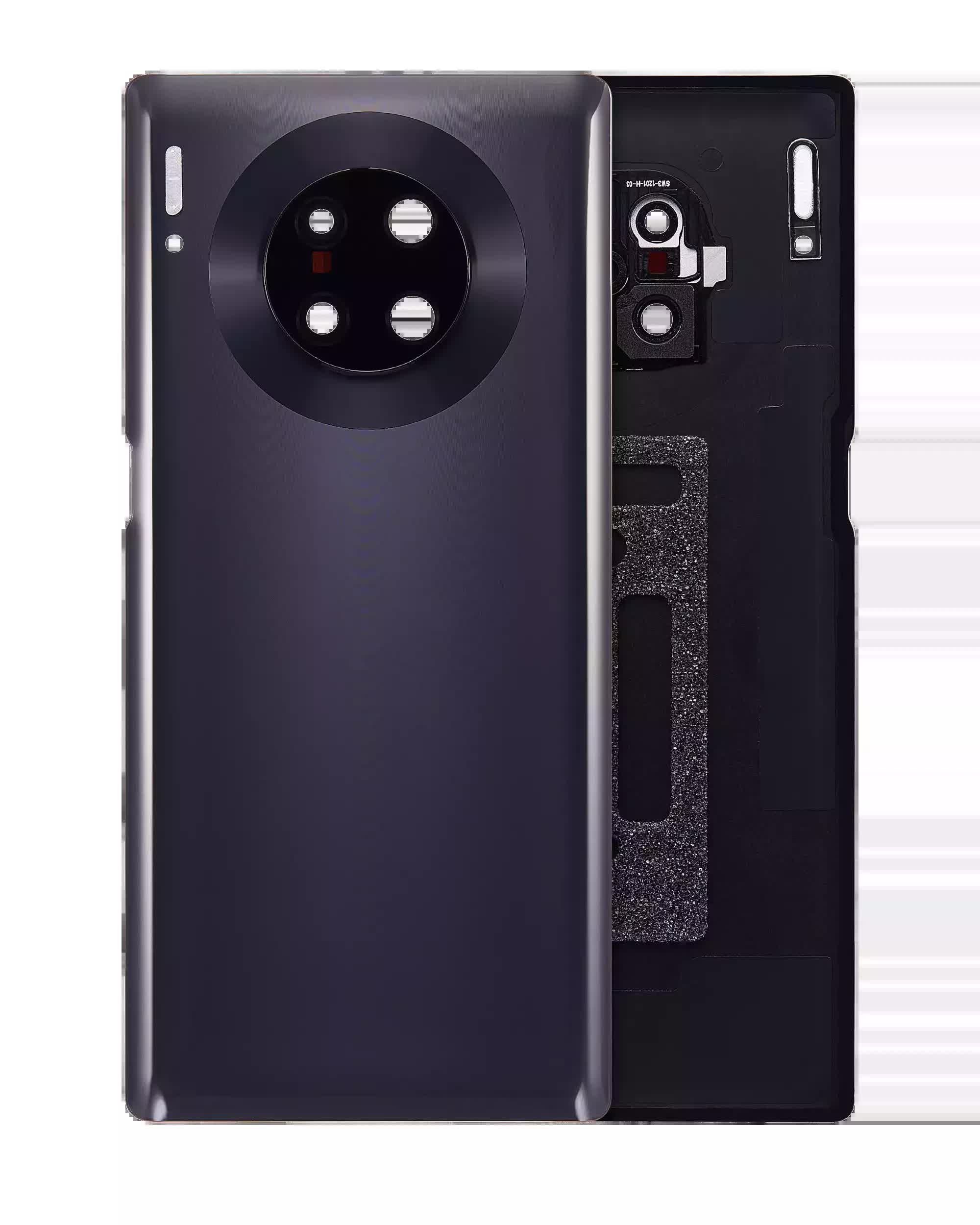 Rückdeckelglas mit Kameraglas für Huawei Mate 30 Pro (Black (Schwarz))