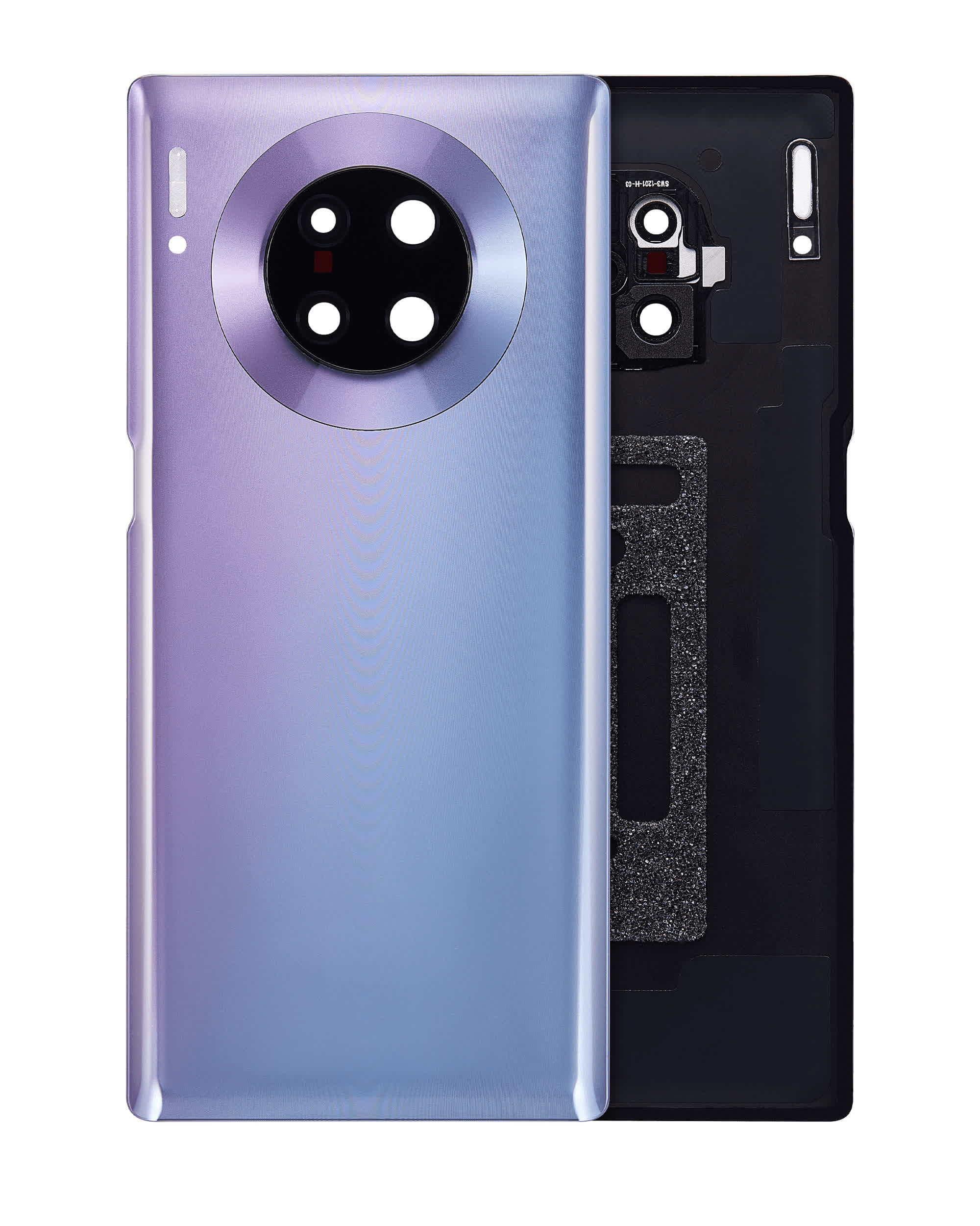 Rückdeckelglas mit Kameraglas für Huawei Mate 30 Pro (Space Silver)