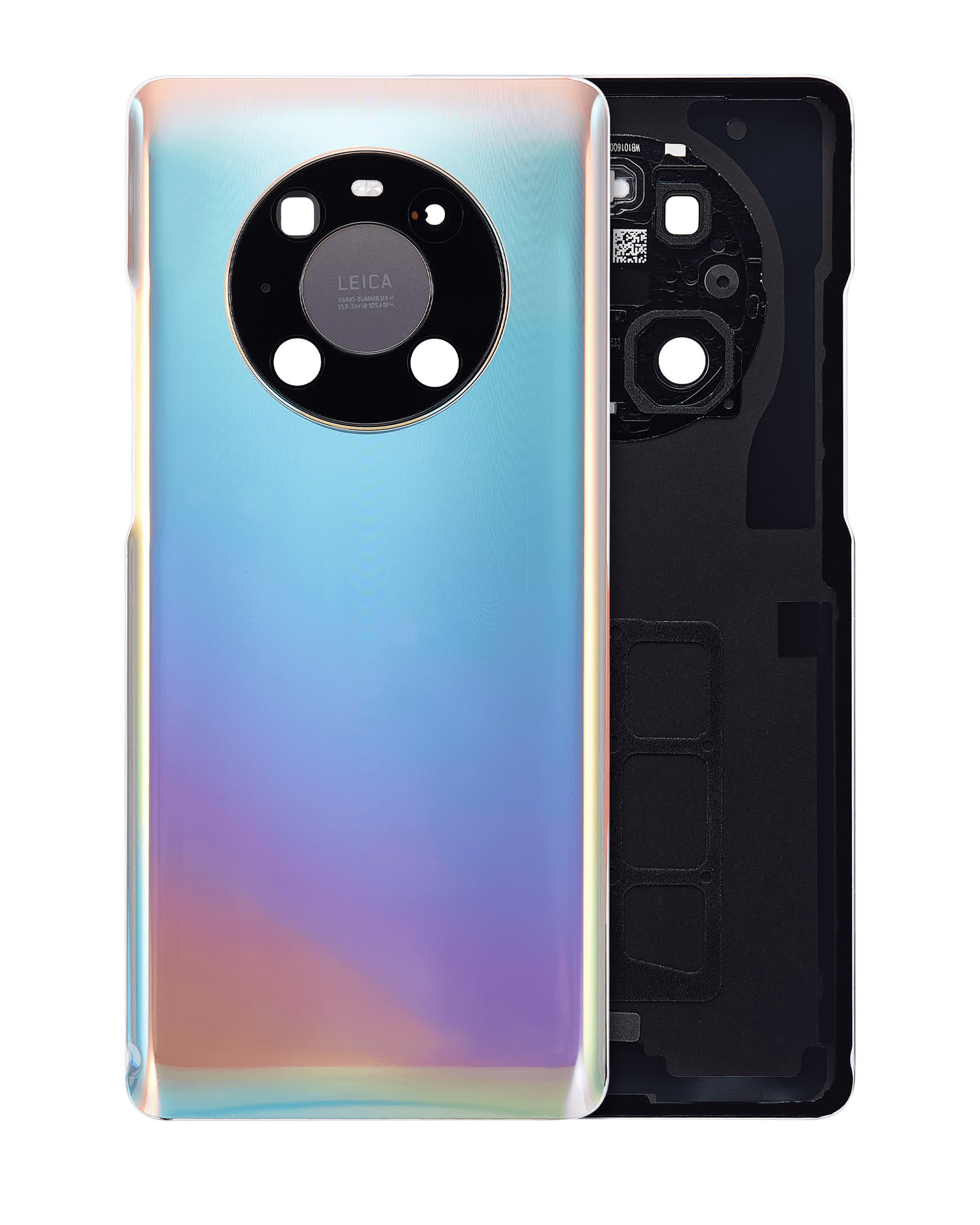 Rückdeckelglas mit Kameraglas für Huawei Mate 40 Pro (Mystic Silver)