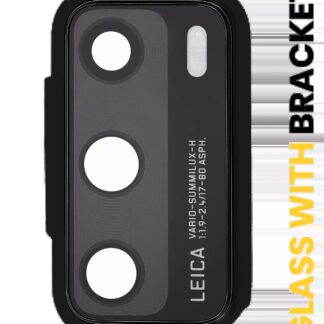 Rückkamera-Glas mit Halterung für Huawei P40 (Black (Schwarz))