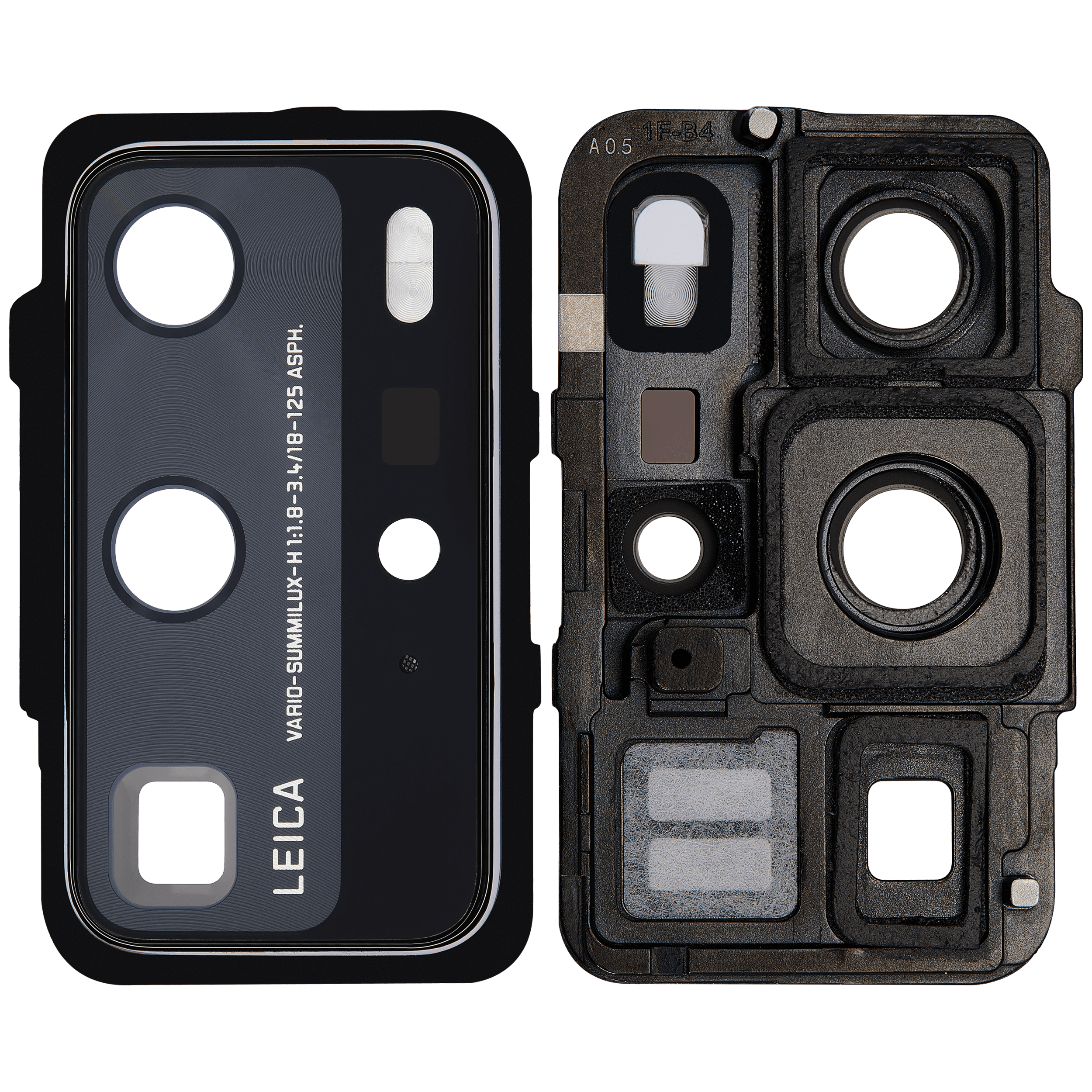 Rückkamera-Glas mit Halterung für Huawei P40 Pro (Silver (Silber)) – Bild 2