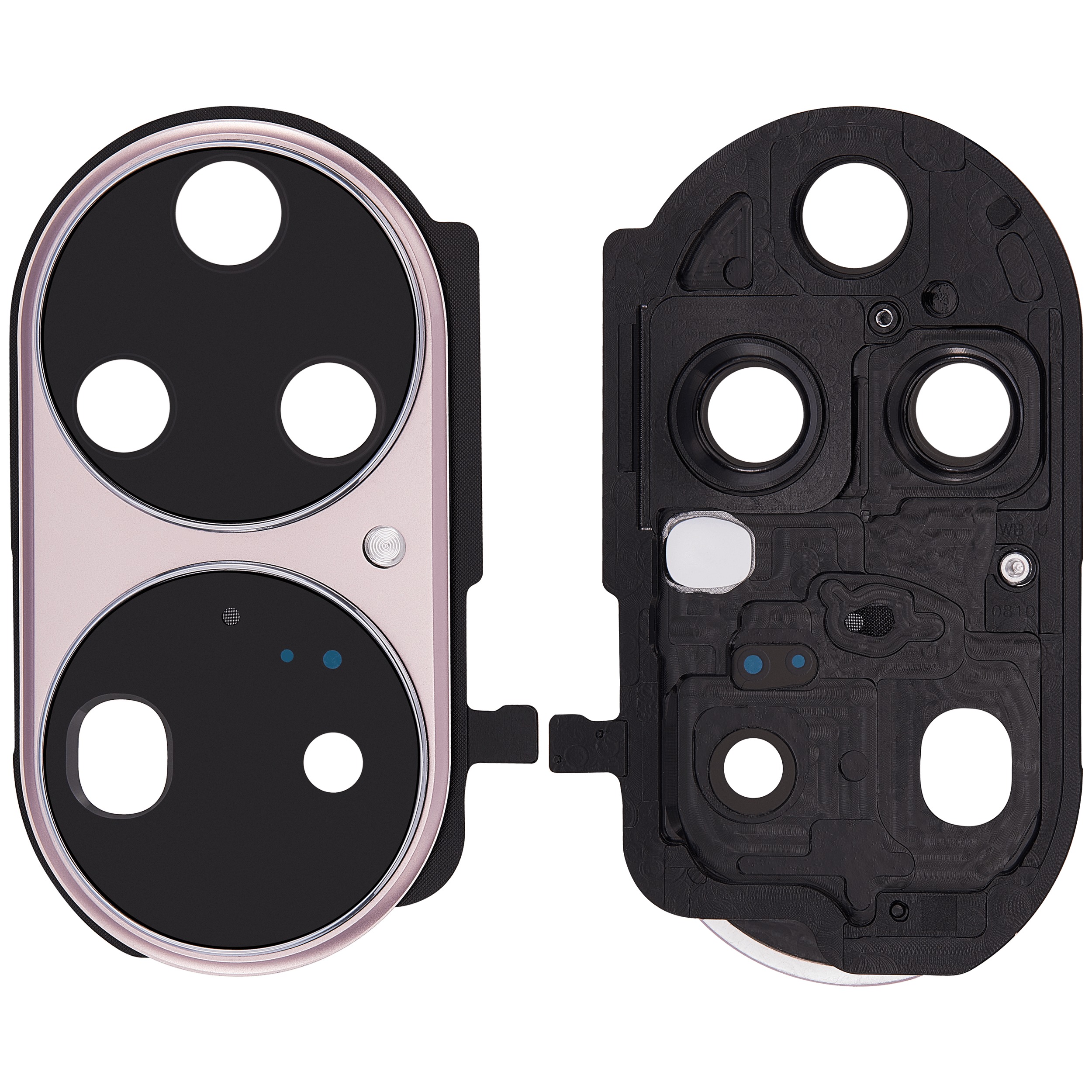 Rückkamera-Glas mit Halterung für Huawei P50 Pro (Charm Pink) – Bild 2