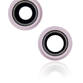Rückkamera-Glas mit Halterung und Blende für iPhone 13 / 13 Mini (2-teiliges Set) (Aftermarket Plus) (Pink (Rosa))