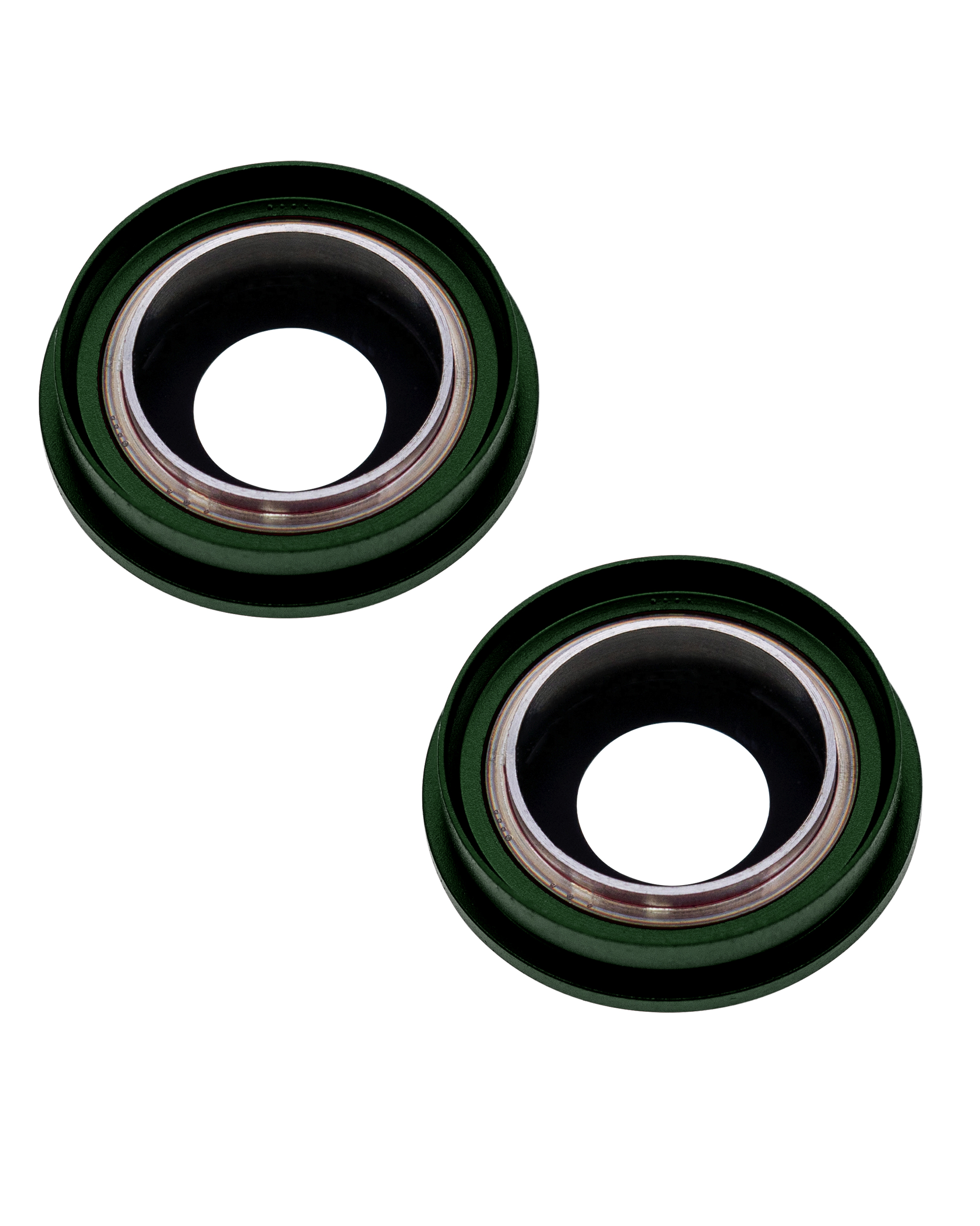 Rückkamera-Glas mit Halterung und Blende für iPhone 13 / 13 Mini (2-teiliges Set) (Aftermarket Plus) (Green (Grün)) – Bild 4