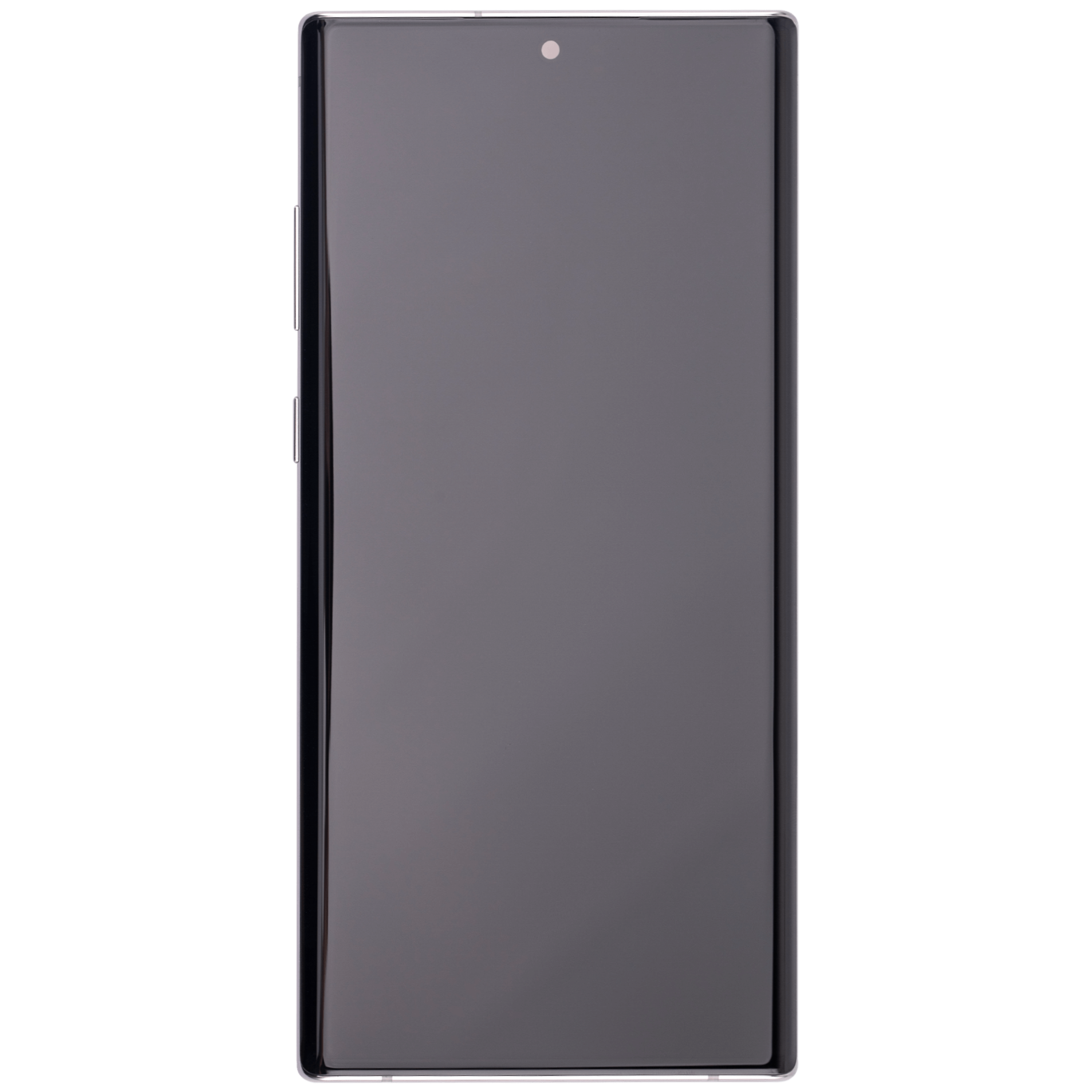 OLED Display mit Rahmen für Samsung Galaxy Note 10 Plus / 5G (Aftermarket Plus) (Aura Glow / Silver) – Bild 3