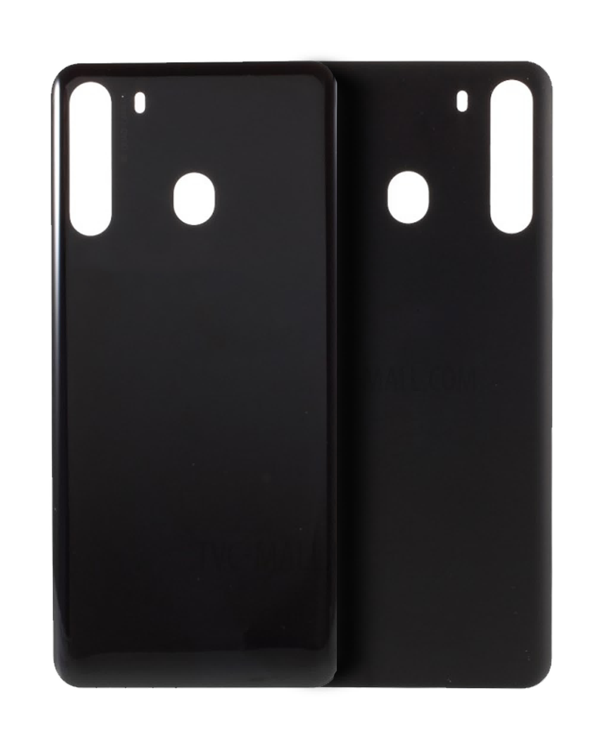 Rückdeckelglas für Samsung Galaxy A21 (A215 / 2020) (Service Pack) (Black (Schwarz))