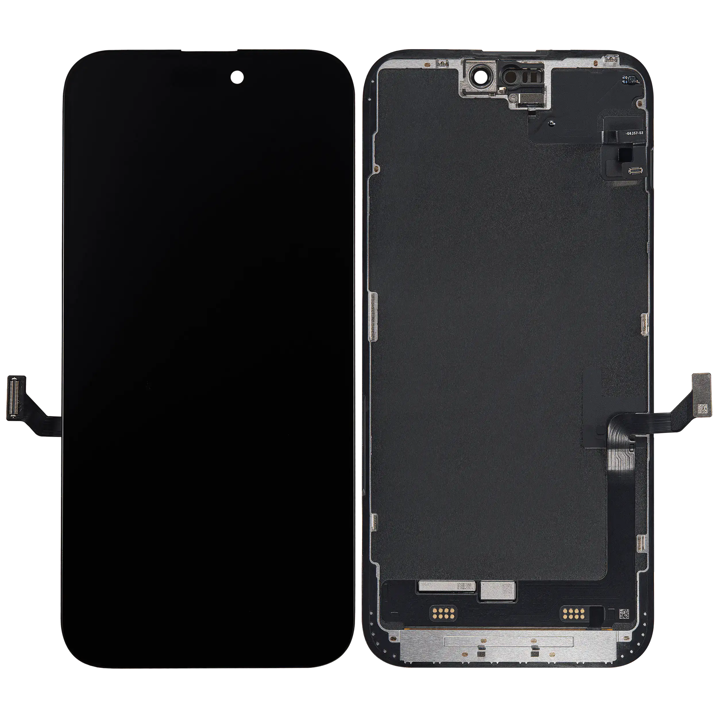 OLED Display mit Näherungssensor Flex vormontiert für iPhone 15 Plus (Service Pack) – Bild 2