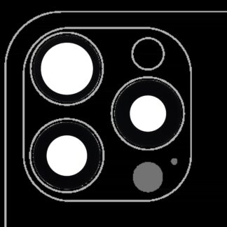 Rückkamera-Glas (nur Glas) mit Klebefolie für iPhone 16 Pro / 16 Pro Max (3-teiliges Set) (Real Sapphire) (Premium)