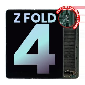 Inner OLED Display mit Rahmen für Samsung Galaxy Z Fold 4 5G (US & International) (Service Pack) (Graygreen)