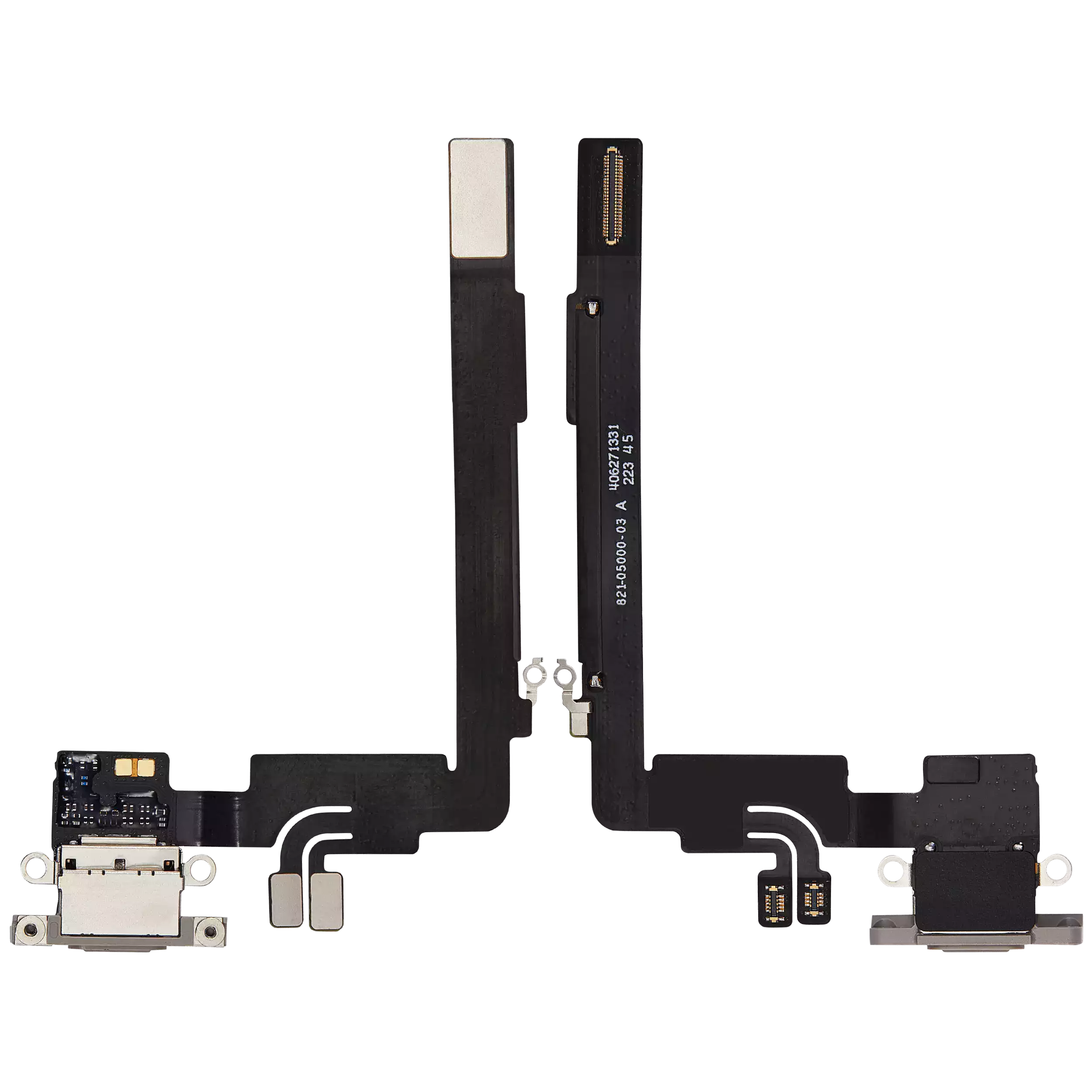 Ladebuchse Flexkabel für iPhone 16 Pro Max (Premium) (Natural Titanium) – Bild 2