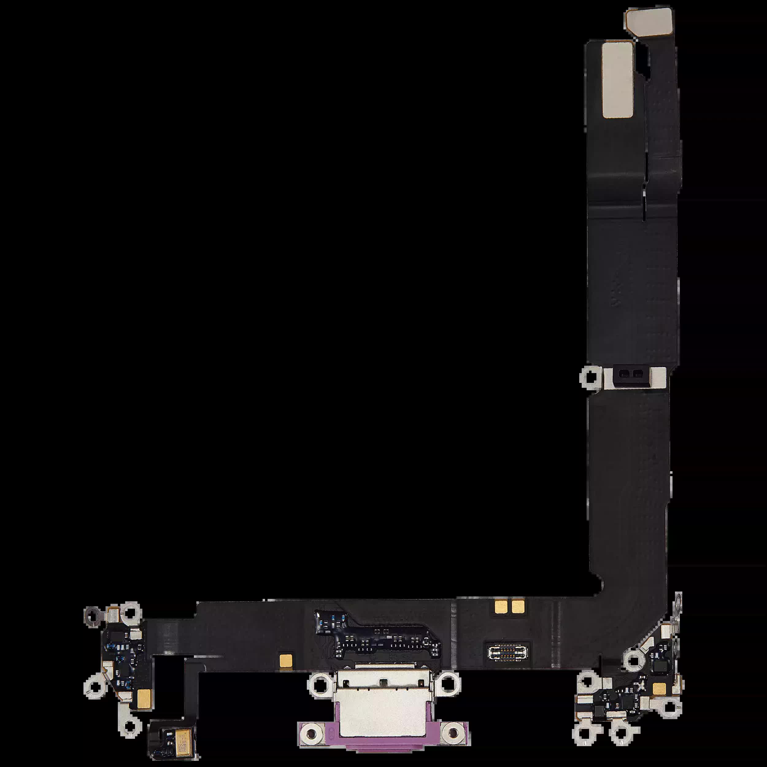 Ladebuchse Flexkabel für iPhone 16 Plus (Premium) (Pink (Rosa))