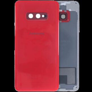 Rückdeckelglas mit Kameraglas für Samsung Galaxy S10e (Service Pack) (Red (Rot))
