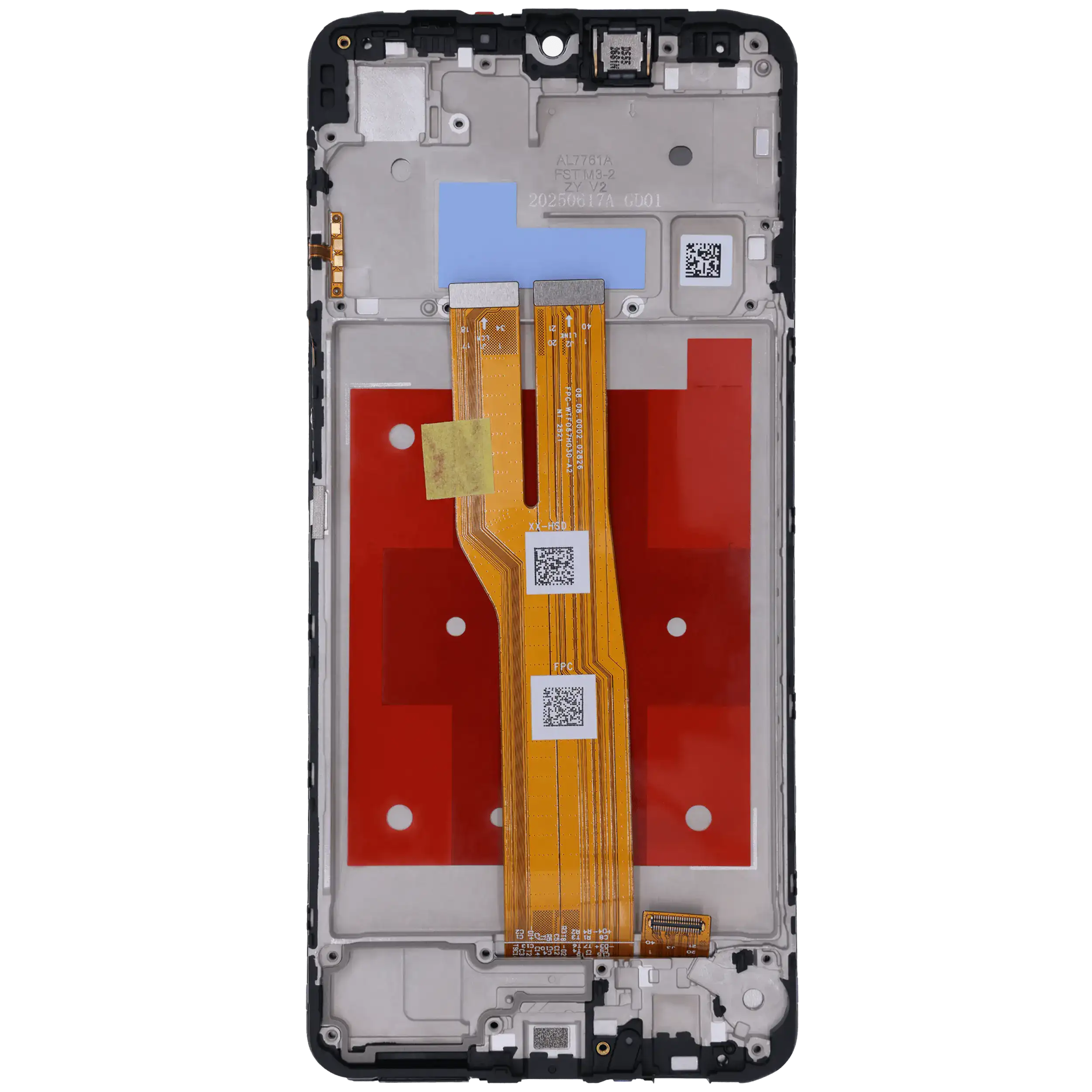 LCD Display mit Rahmen für Samsung Galaxy A07 4G (A075 / 2025) (Service Pack) – Bild 4
