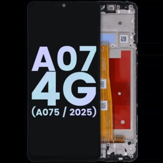 LCD Display mit Rahmen für Samsung Galaxy A07 4G (A075 / 2025) (Service Pack)