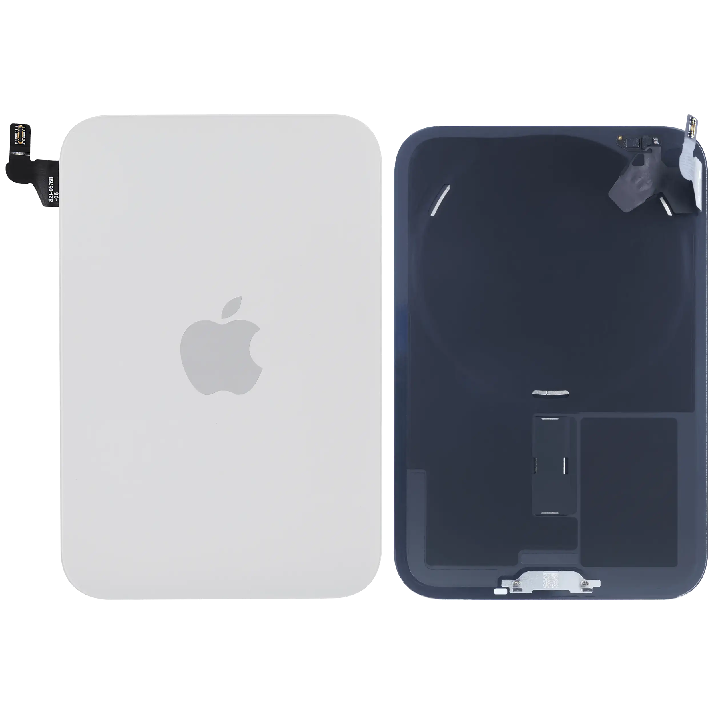 Rückglas mit MagSafe Magnet & NFC & Taschenlampen-Flexkabel für iPhone 17 Pro (Original) (Silver (Silber)) – Bild 2