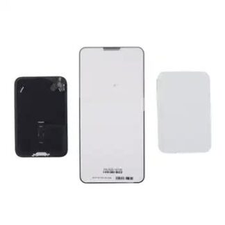 Rückglas mit MagSafe Magnet & NFC & Taschenlampen-Flexkabel für iPhone 17 Pro (Original) (Silver (Silber))