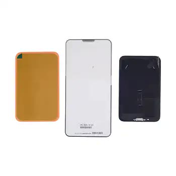 Rückglas mit MagSafe Magnet & NFC & Taschenlampen-Flexkabel für iPhone 17 Pro Max (Original) (Cosmic Orange)