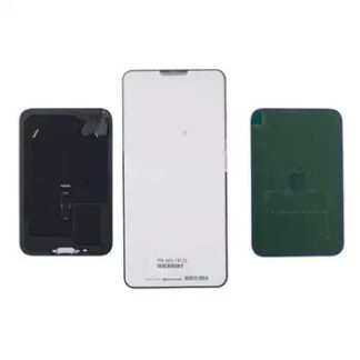 Rückglas mit MagSafe Magnet & NFC & Taschenlampen-Flexkabel für iPhone 17 Pro Max (Original) (Deep Blue)