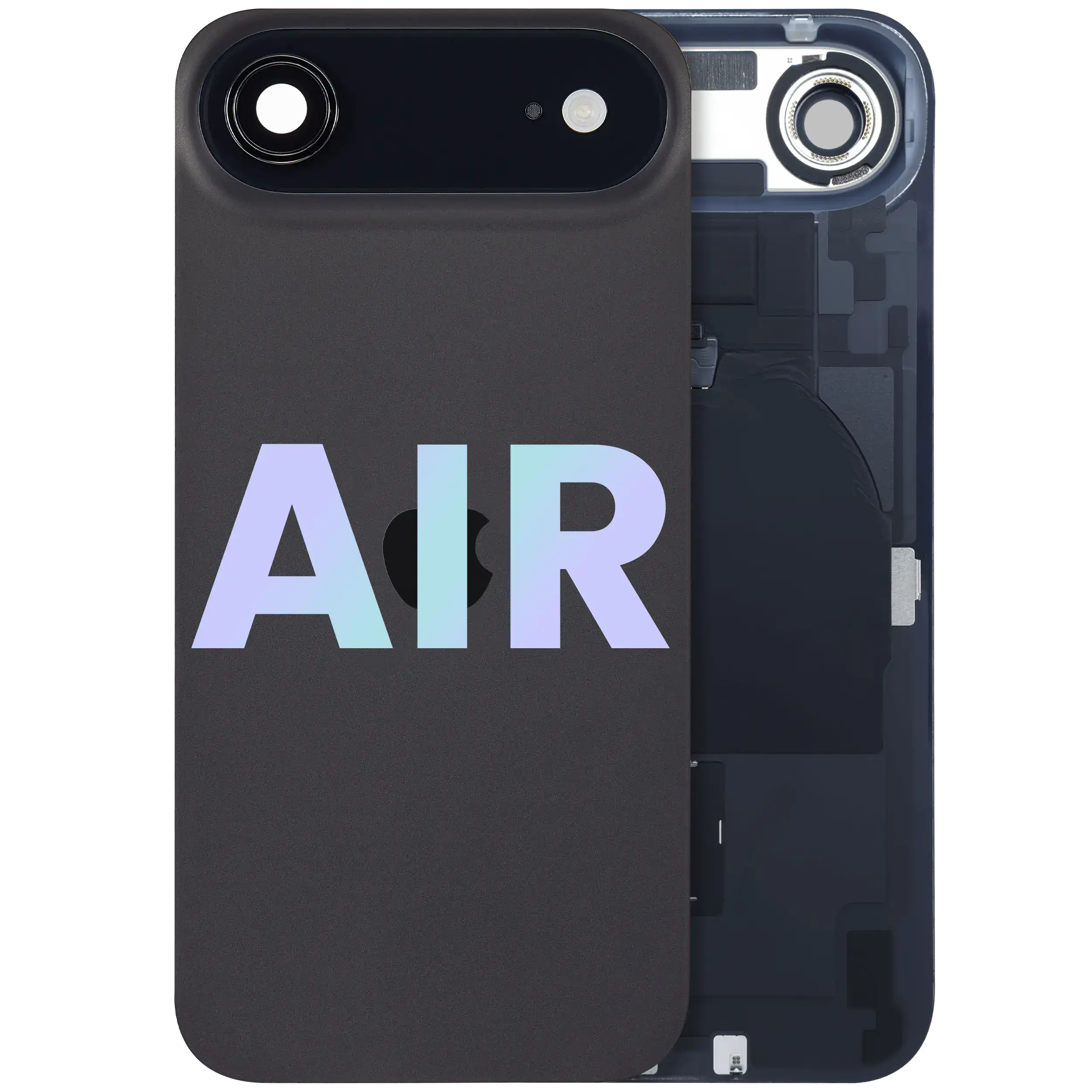 Rückglas mit MagSafe Magnet & NFC & Taschenlampen-Flexkabel für iPhone Air (Original) (Space Black) – Bild 3