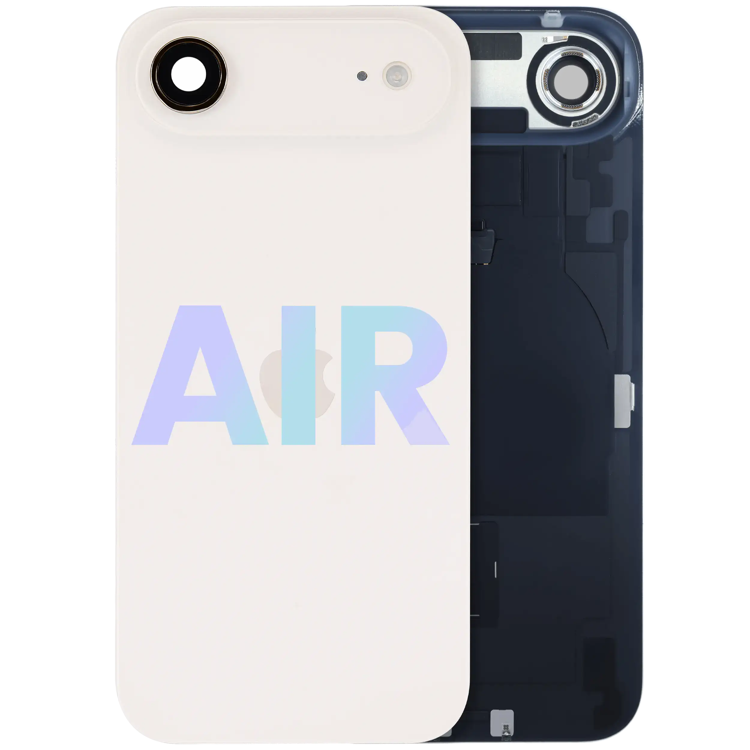 Rückglas mit MagSafe Magnet & NFC & Taschenlampen-Flexkabel für iPhone Air (Original) (Light Gold) – Bild 3