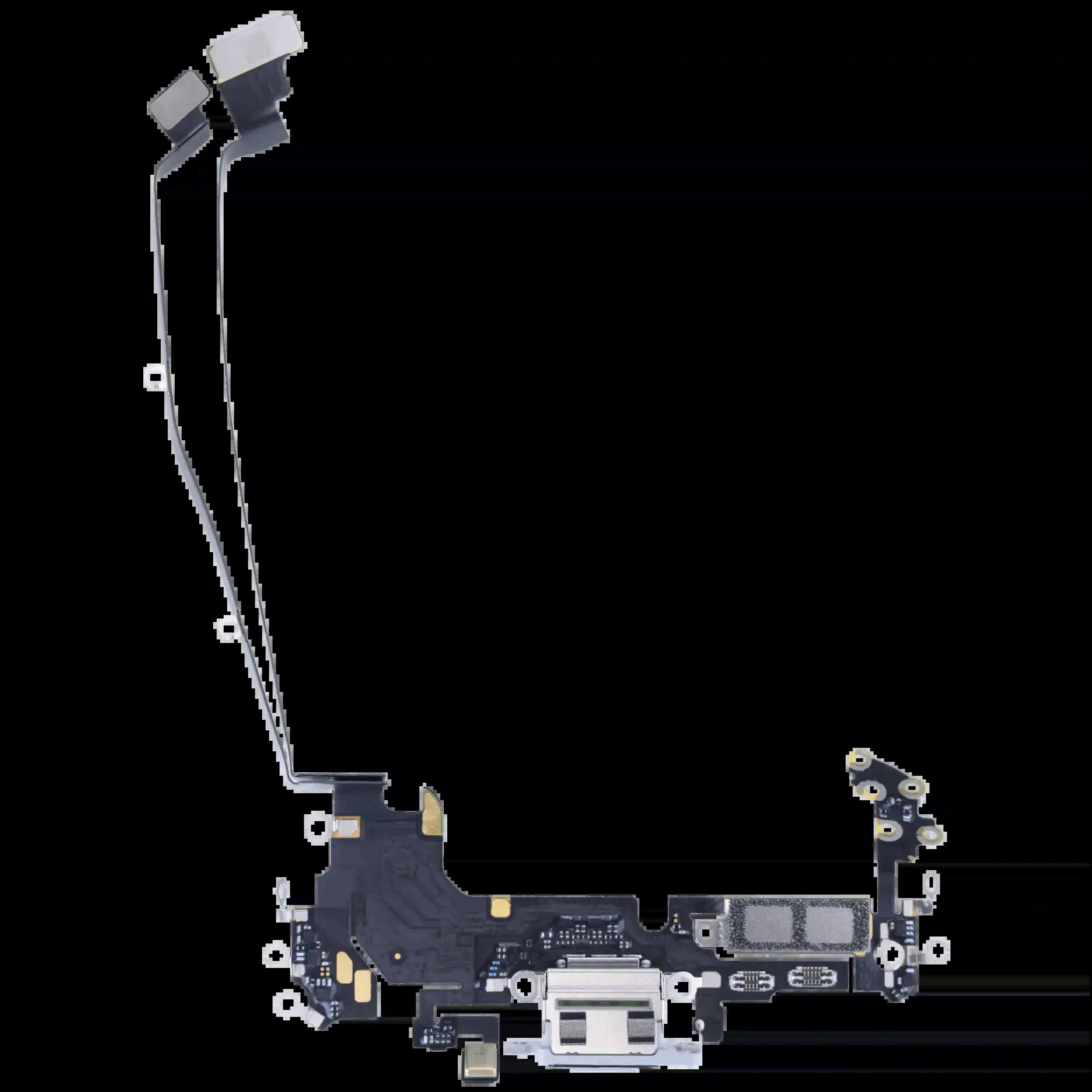 USB-C Ladebuchse Flexkabel (eSIM) für iPhone 17 Pro (Original) (Canadian Version) (Silver (Silber))