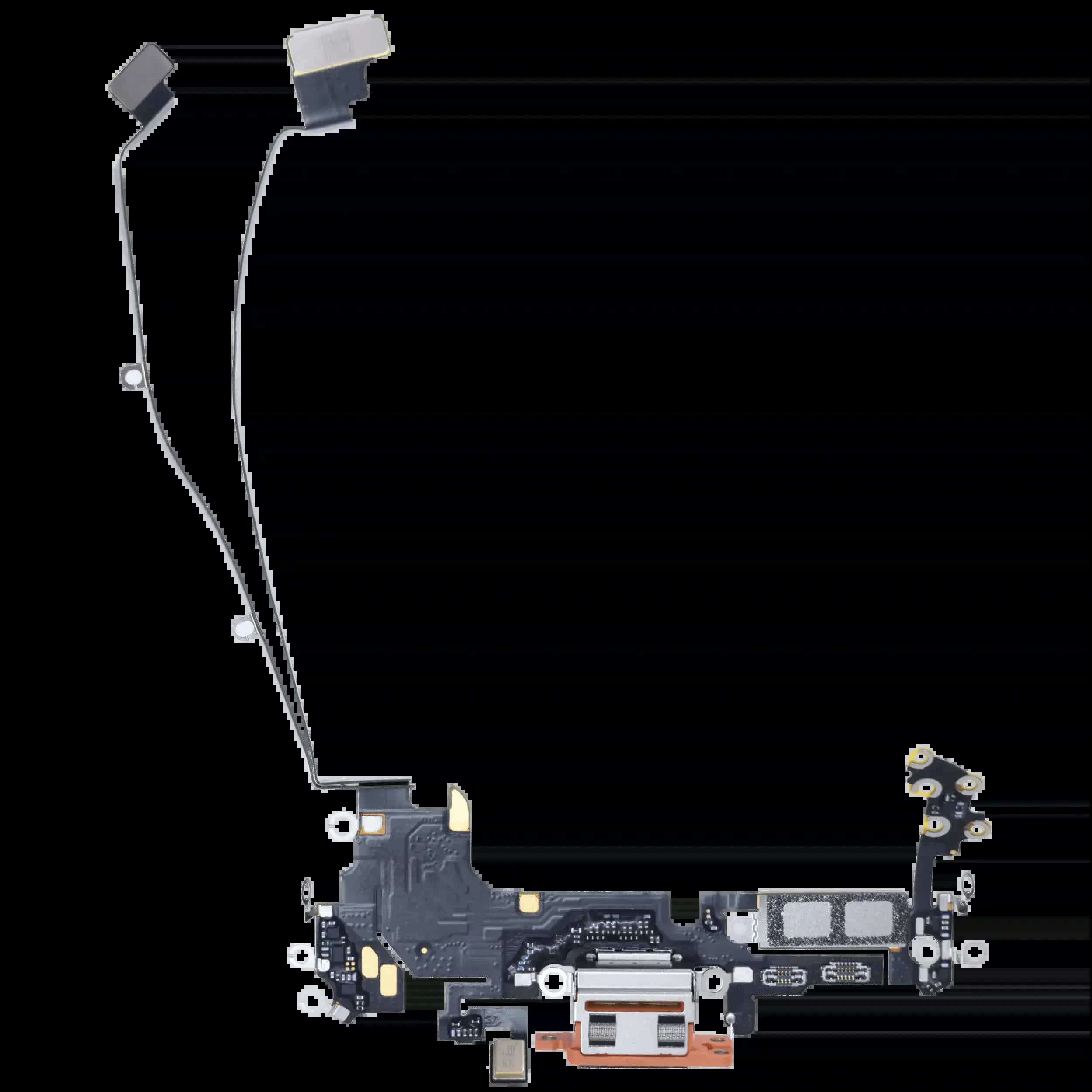 USB-C Ladebuchse Flexkabel (eSIM) für iPhone 17 Pro (Original) (Canadian Version) (Cosmic Orange)