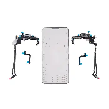USB-C Ladebuchse Flexkabel (eSIM / mmWave) für iPhone 17 Pro Max (Original) (US-Version) (Silver (Silber)) – Bild 4
