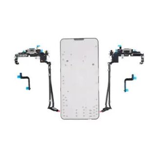 USB-C Ladebuchse Flexkabel (eSIM / mmWave) für iPhone 17 Pro Max (Original) (US-Version) (Silver (Silber))