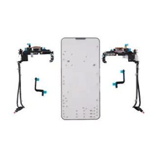 USB-C Ladebuchse Flexkabel (eSIM / mmWave) für iPhone 17 Pro Max (Original) (US-Version) (Cosmic Orange)