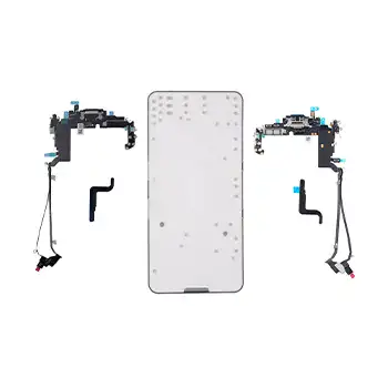 USB-C Ladebuchse Flexkabel (eSIM) für iPhone 17 Pro Max (Original) (Canadian Version) (Silver (Silber)) – Bild 5