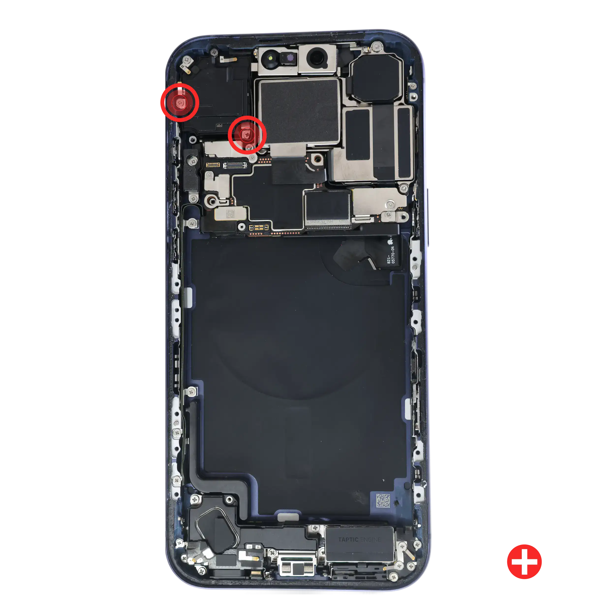 Hörmuschel-Lautsprecher Screw 2.06MM (M1.2 × 2.06 L × 2.5 D × 0.4 T) für iPhone 17 Pro Max (Original) (Pack von 30) – Bild 2