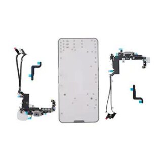 USB-C Ladebuchse Flexkabel (pSIM) für iPhone 17 Pro Max (Original) (UK/EU Version) (Silver (Silber))