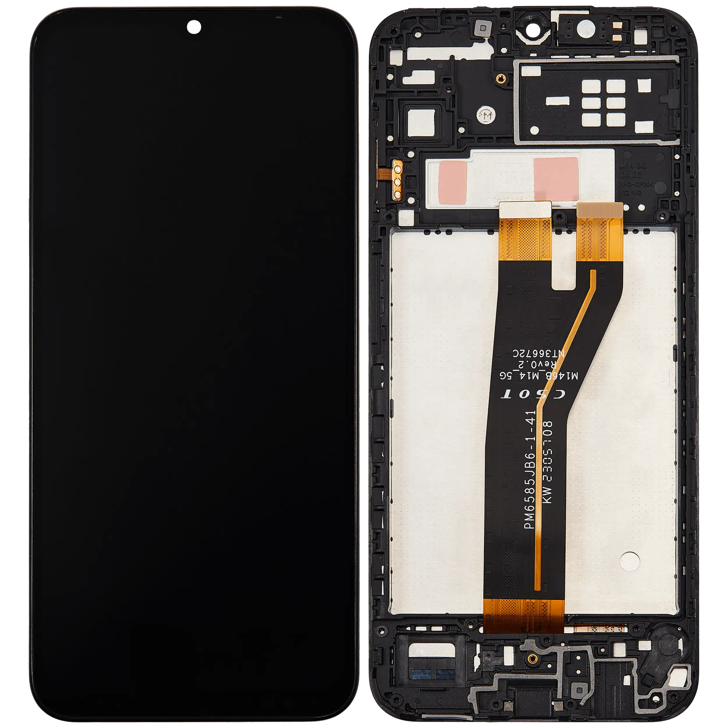 LCD Display mit Rahmen für Samsung Galaxy M14 (M146 / 2023) (professionell aufgearbeitet) – Bild 2