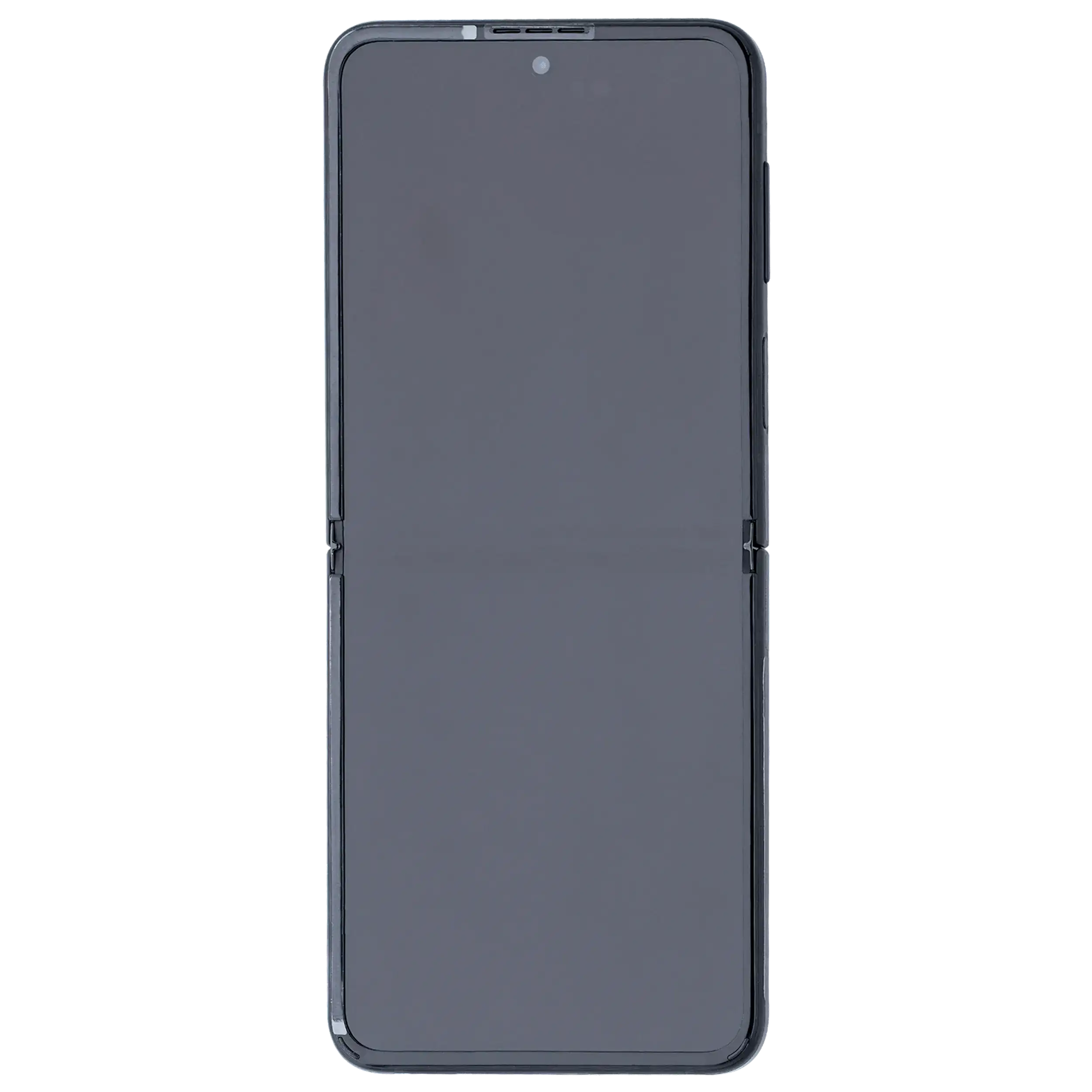 Inner OLED Display mit Rahmen für Samsung Galaxy Z Flip 3 5G (F711) (US & International) (Aftermarket Plus) (Phantom Black) – Bild 3