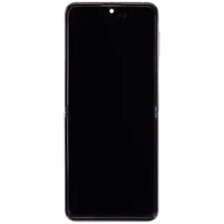Inner OLED Display mit Rahmen für Samsung Galaxy Z Flip 3 5G (F711) (US & International) (Aftermarket Plus) (Lavender)