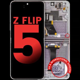 Inner OLED Display mit Rahmen für Samsung Galaxy Z Flip 5 5G (F731) (US & International) (Aftermarket Plus) (Lavender)