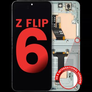 Inner OLED Display mit Rahmen für Samsung Galaxy Z Flip 6 5G (F741) (US & International) (Aftermarket Plus) (Mint)