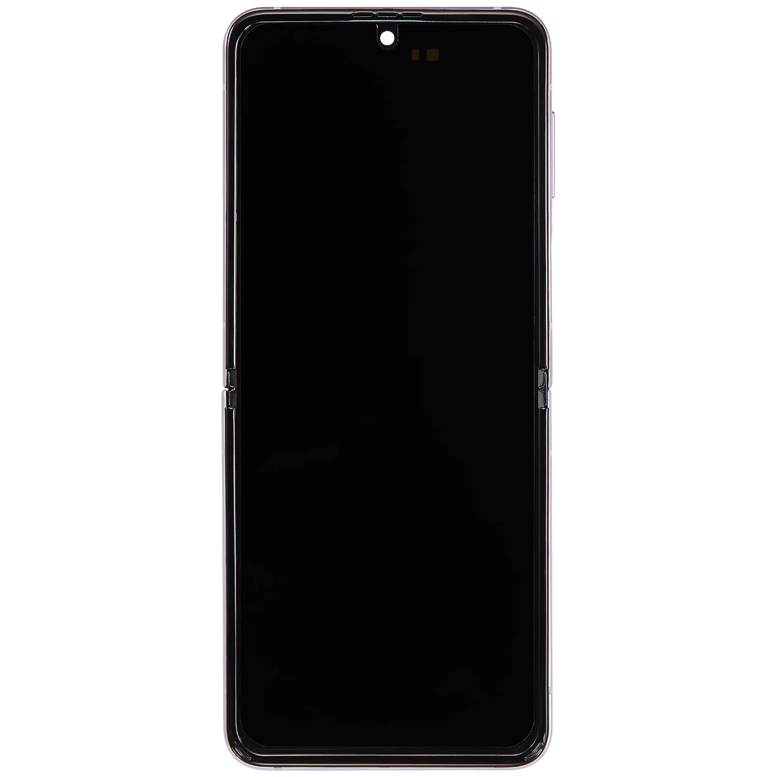 Inner OLED Display mit Rahmen für Samsung Galaxy Z Flip 3 5G (F711) (US & International) (Aftermarket) (Lavender) – Bild 3