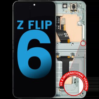 Inner OLED Display mit Rahmen für Samsung Galaxy Z Flip 6 5G (F741) (US & International) (Aftermarket) (Mint)
