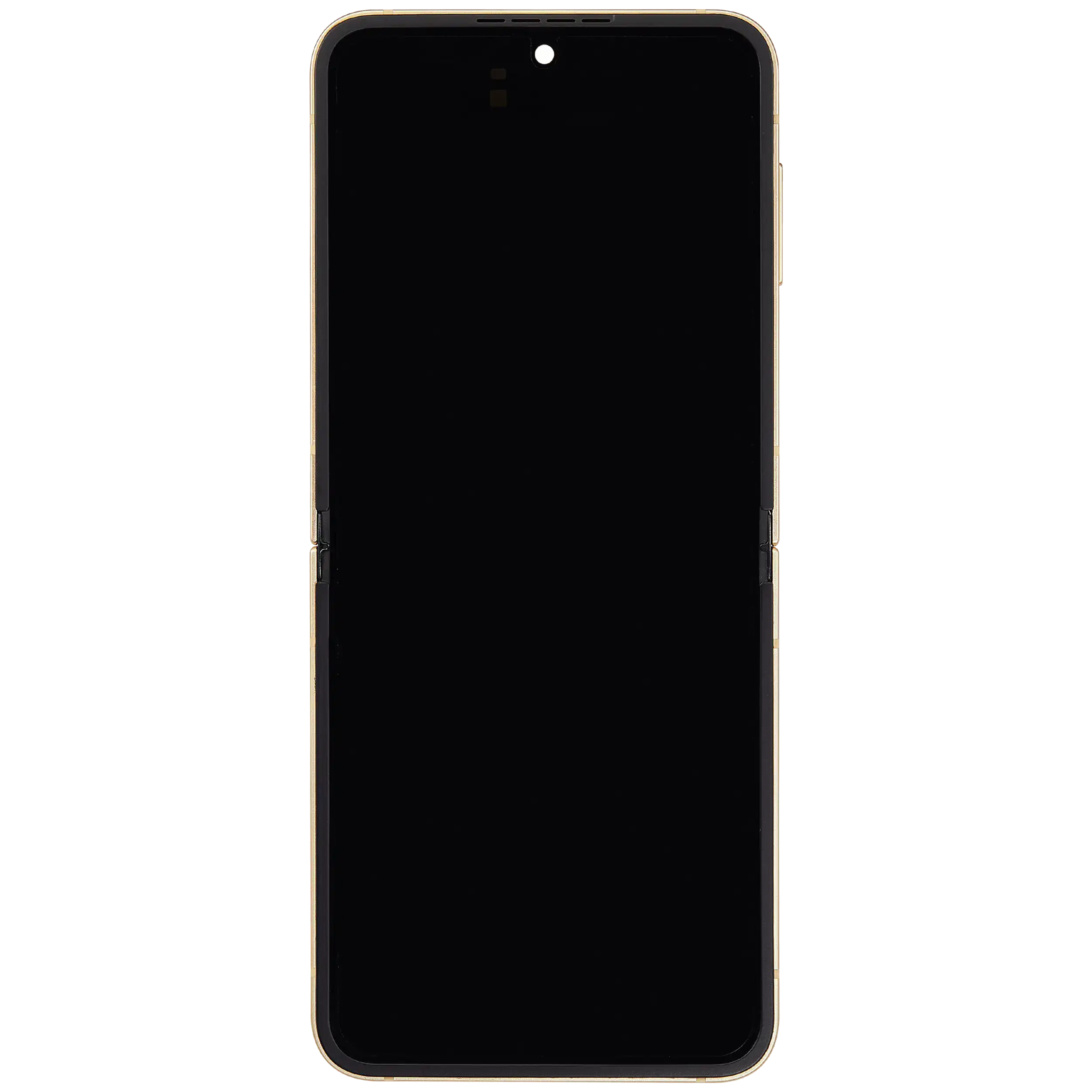 Inner OLED Display mit Rahmen für Samsung Galaxy Z Flip 6 5G (F741) (US & International) (Aftermarket) (Yellow) – Bild 3