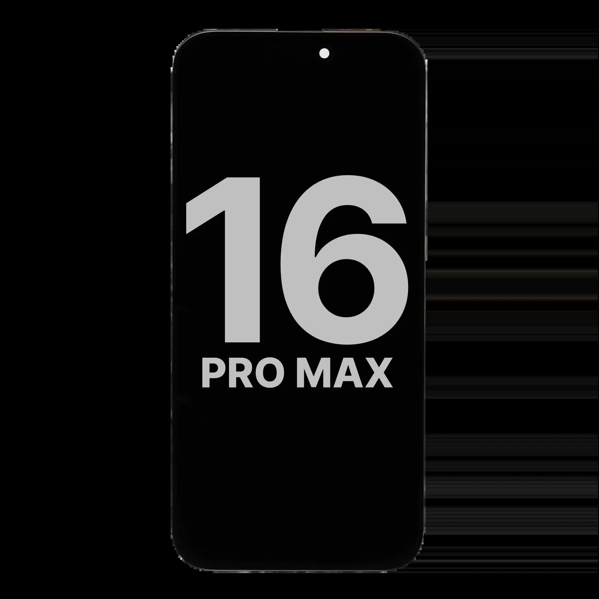 OLED Display für iPhone 16 Pro Max mit Light Sensor Flexkabel (ausgebautes Originalteil: Grade A)